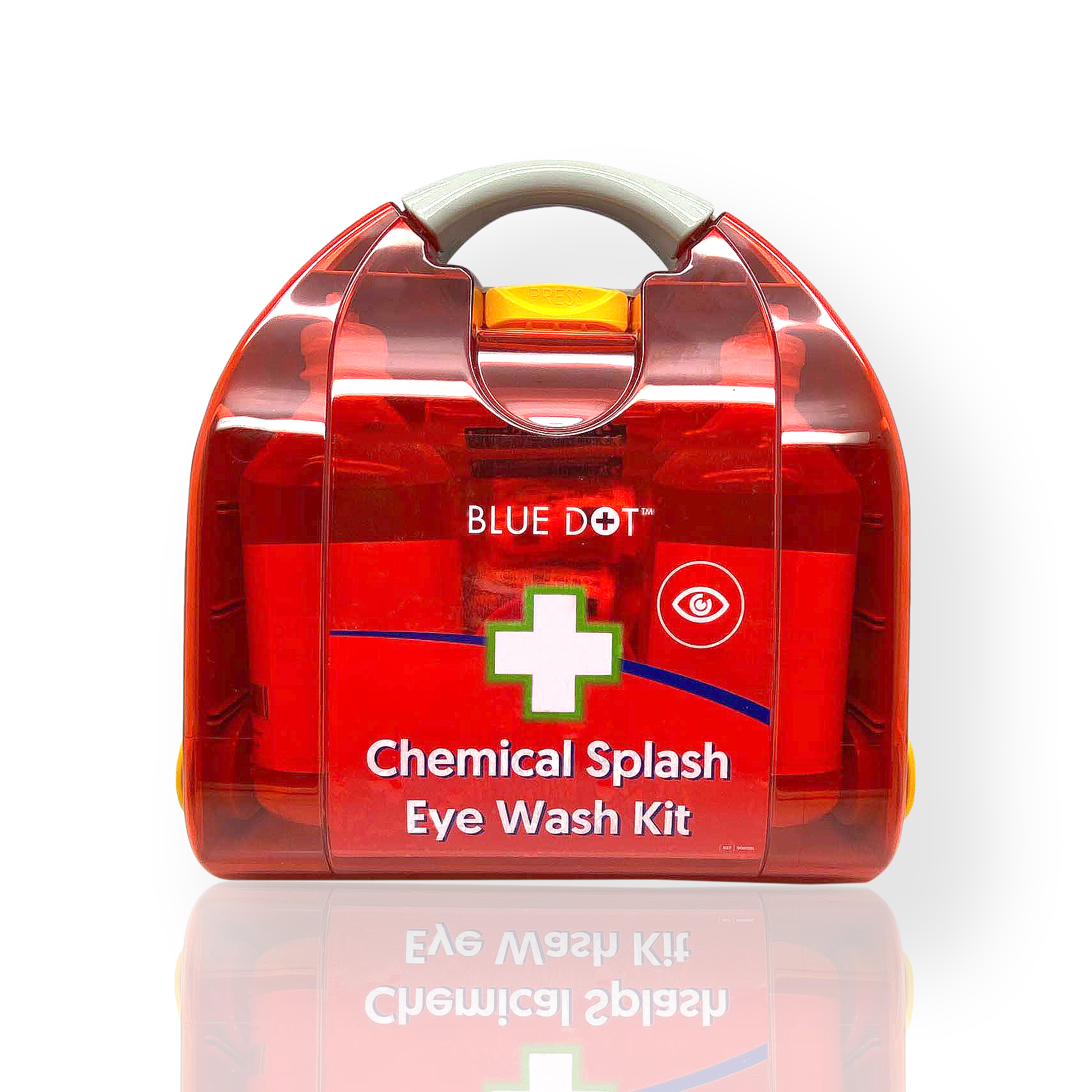 Blue Dot Chemical Eye Wash First Aid Kit in Bambino Box