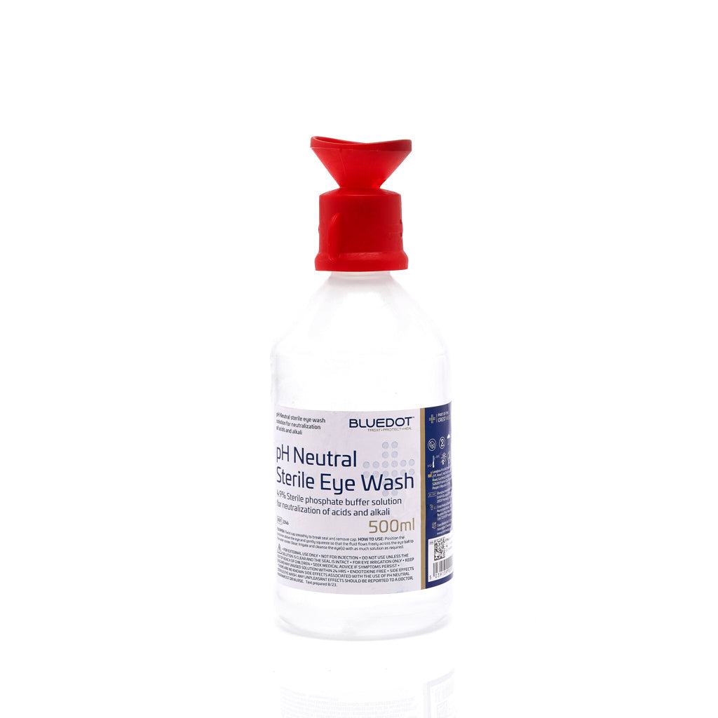 Blue Dot 500ml Chemical Eye Wash Bottle